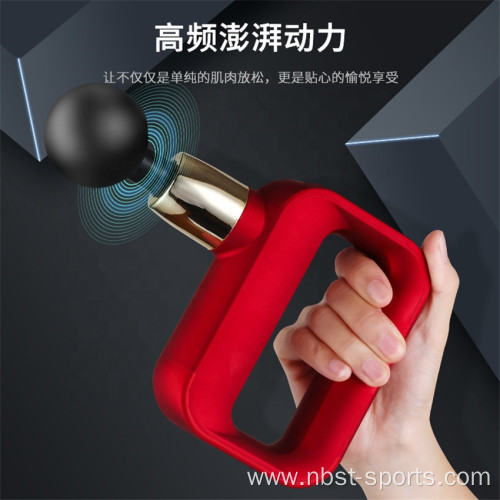 Massage Gun with Lcd Screen Fitness Handheld Booster Percussion Muscle Gun Massager Manufactory